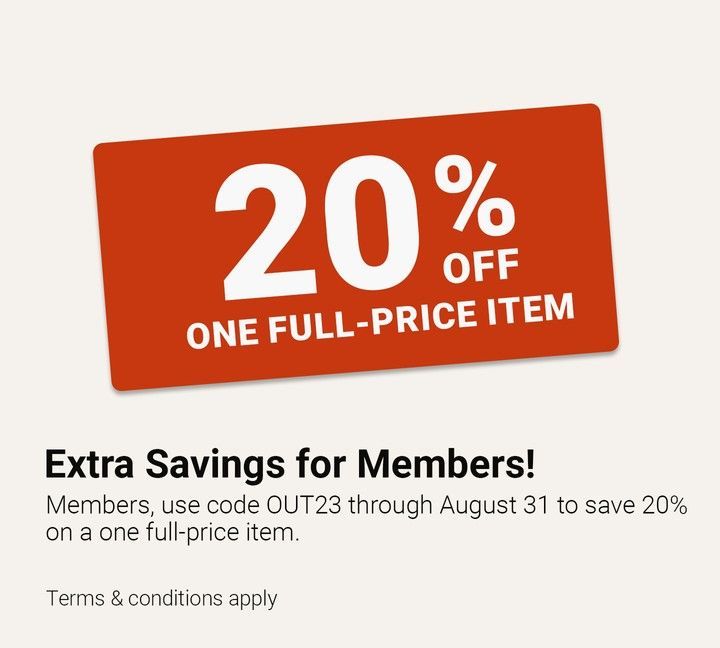 Extra savings for members!